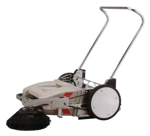 Battery Operated Manual Push Floor Sweeper Machine Energy / Time Saving 0