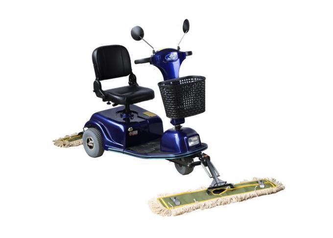 High Speed Dust Cart Scooter For Large Shopping Mall / Training Platform 0