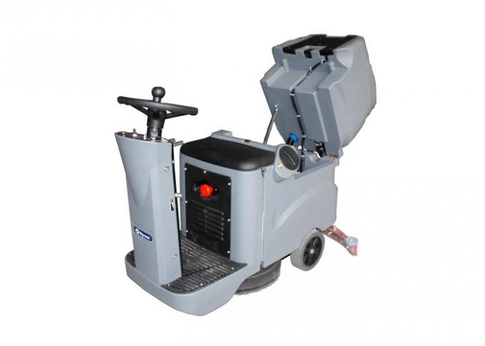 Compact Design Ride On Floor Scrubber Dryer For Office Enterprises Cleaning 0