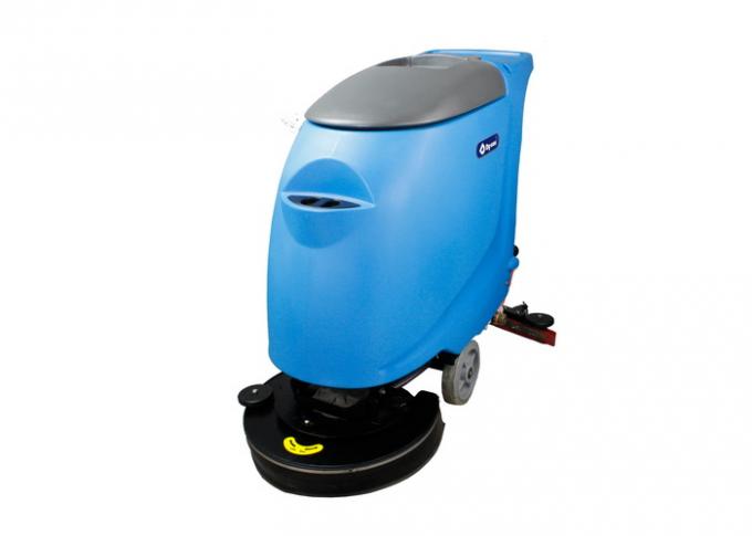 Battery Powered Floor Scrubber Dryer Machine For Home Use 12Vx2 100Ah 0