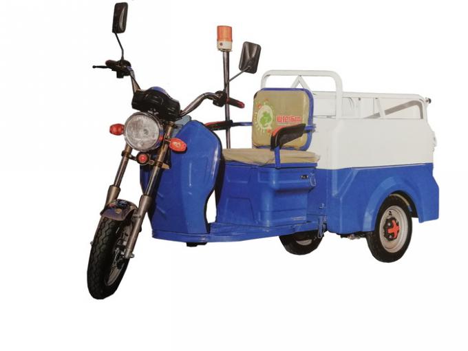 Small Compact  Electric Garbage Tricycle / Flexible Waste Collection Truck 0