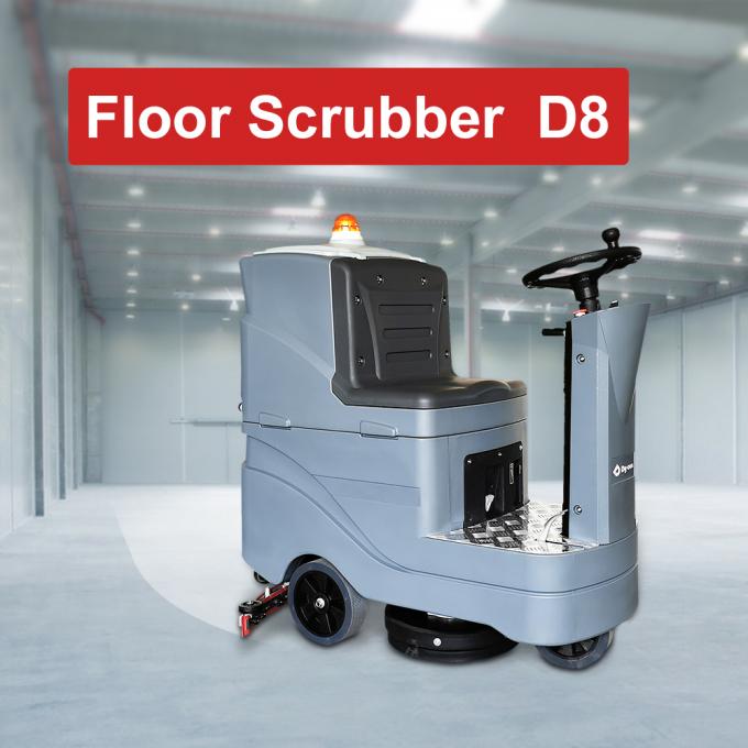 100 L Ride On Floor Scrbber With Two Brush 0