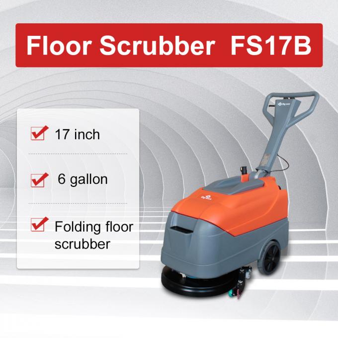 Multifunction 17inch Floor Scrubber With Battery 1