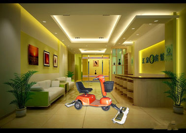 High Efficiency Dust Cart Scooter 900mm For Bath Center Smooth Hard Floor