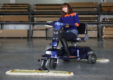 Industrial Tool Three Wheel Dust Cart Scooter Driving Type With 600mm / 900MM Mopping