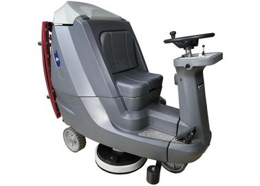 Wet And Dry Ride On Floor Scrubbers / Delicate Gym Floor Cleaning Machines