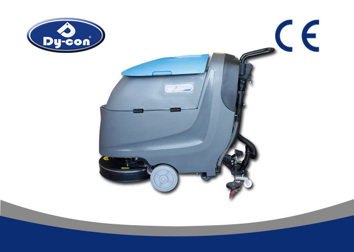 Hand Held Battery Powered Floor Scrubber , Cordless Floor Scrubbing
