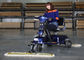 Industrial Tool Three Wheel Dust Cart Scooter Driving Type With 600mm / 900MM Mopping