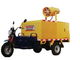 Three Wheel Street Cleaning Vehicles High Pressure Hot And Cold Water