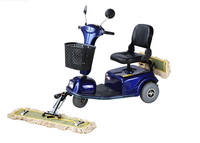 BS3900 Plastic Floor Cleaning Dust Cart Scooter Handle Speed Control 0