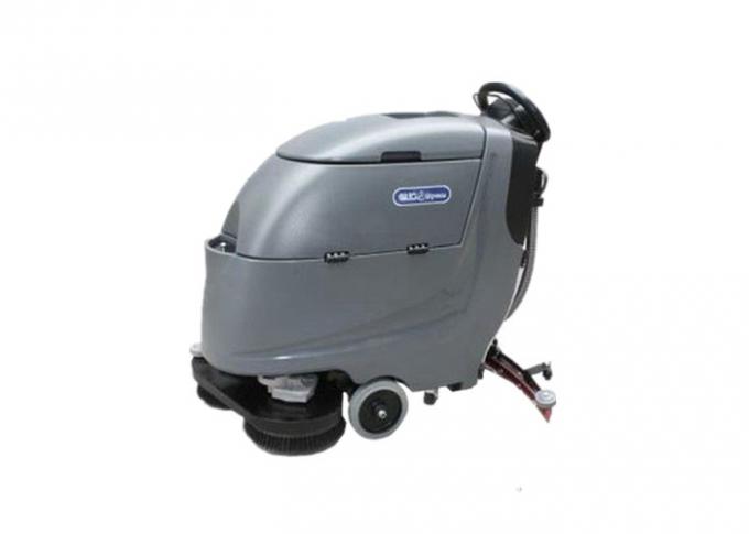 Double Brush Commercial Hardwood Floor Cleaning Machines With Anticollision Wheel 0