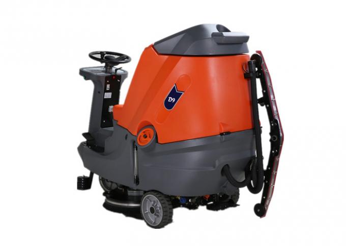 Custom Industrial Floor Scrubbing Cleaning Machines Powerful 850W Traction Motor 0