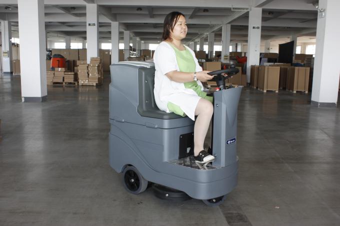 Dycon Light Gray Color 3800m2 efficiency Driving Type Floor Scrubber Dryer Machine 0