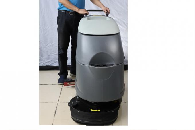 CE Grey Battery Operated Walk Behind Floor Cleaner With  Rubber 1