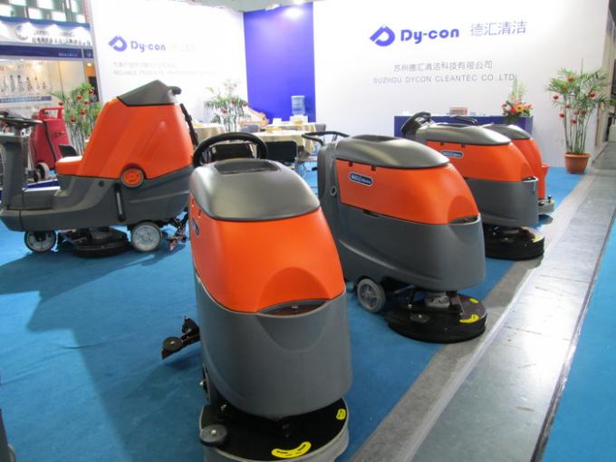 Customized Walk Behind Scrubber Sweeper / Industrial Floor Mopping Machine 1