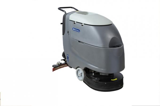 Extremely Flexible Battery Powered Floor Scrubber In Narrow Space 24V 0