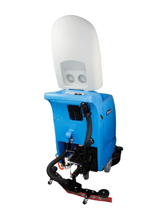 Commercial Wood Floor Scrubber Dryer Machine With Battery Operated 1