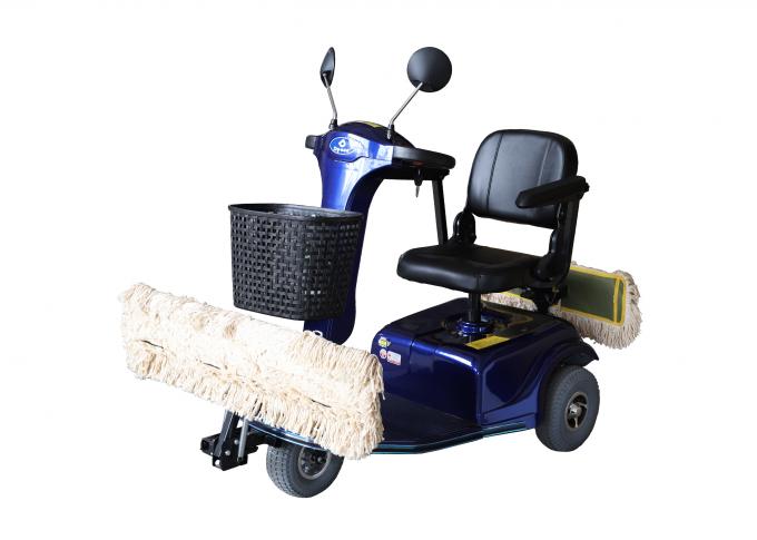 Industrial Floor Cleaning Dust Cart Scooter With Handle Speed Control 0
