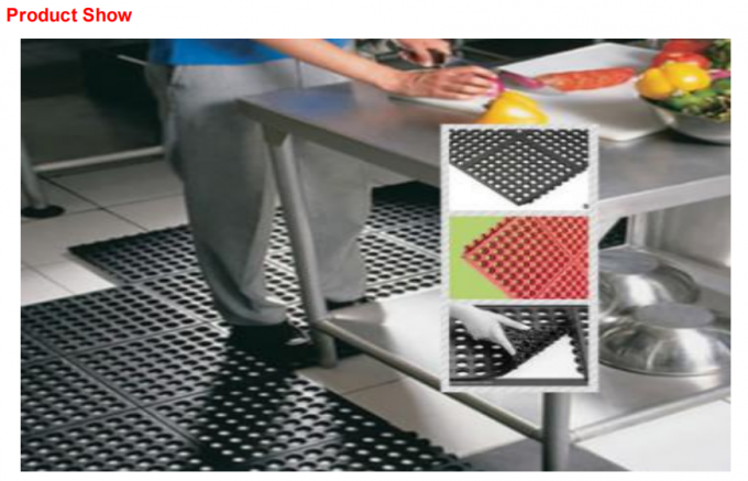 100% NBR Anti Fatigue Matting System Soser Floor Scrubber Parts 1