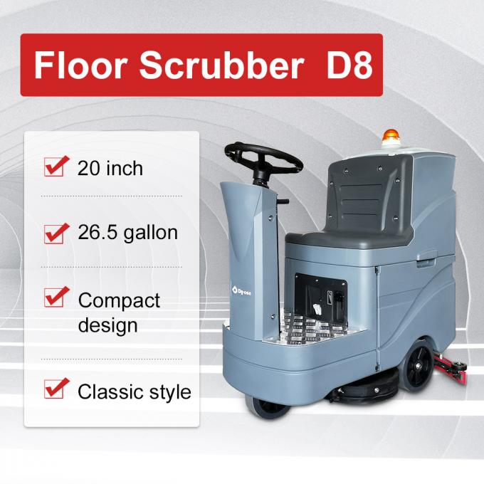 100 L Ride On Floor Scrbber With Two Brush 1