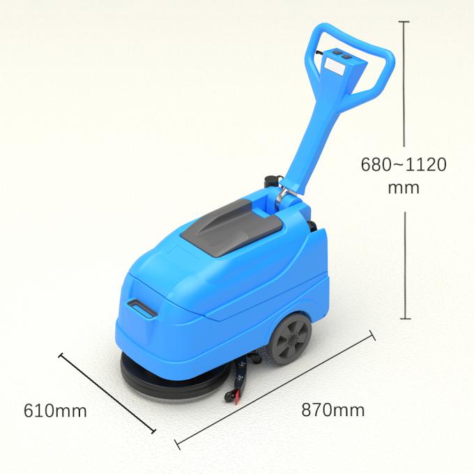 FS17B/C Compact Walk Behind Floor Scrubber Dryer For Daily Cleaning In Commercial Premises 1