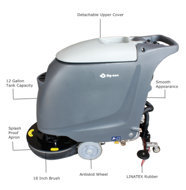 FS45B Dycon Compact Hand Push Floor Scrubber Dryer Machine for Hotel 0