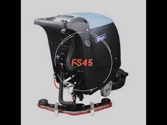 Battery Walk Behind Floor Scrubber High Efficiency Quick Reaction