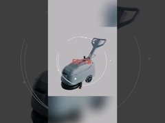 Low Noise Floor Scrubber Dryer Machine With Battery Operated Running Water