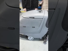 What is the internal structure of our floor scrubber?