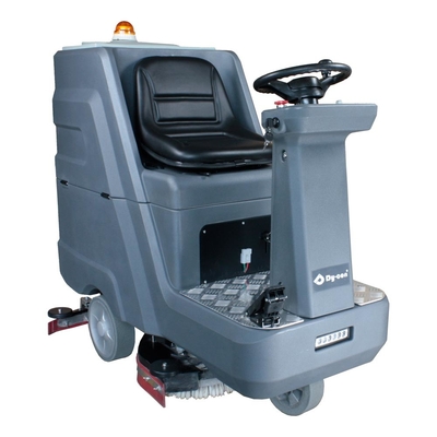 Industrial Ride On Floor Scrubber Machine With Big Tank Comfortable Seat