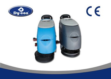 Compact Industrial Floor Scrubber Cleaning Machines Walk Behind Customized Color