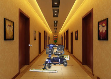 Blue BS3900 Driving Type Electric Floor Sweeper With Basket Wet  / Dry Function