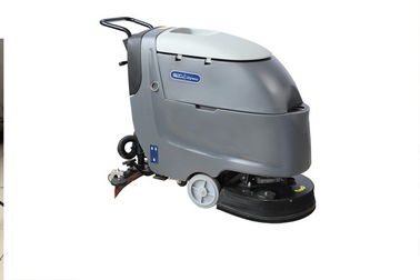 Extremely Flexible Battery Powered Floor Scrubber In Narrow Space 24V