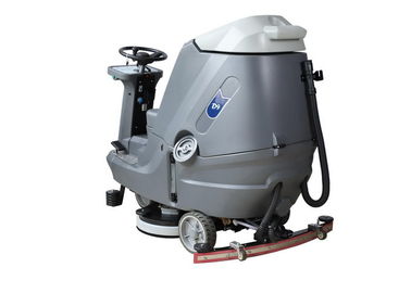 Low Noise Riding Floor Scrubber Machine , Battery Operated Floor Scrubber 24v
