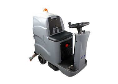 Commercial Hard Surface Ride On Floor Scrubber Dryer Machine High Efficiency