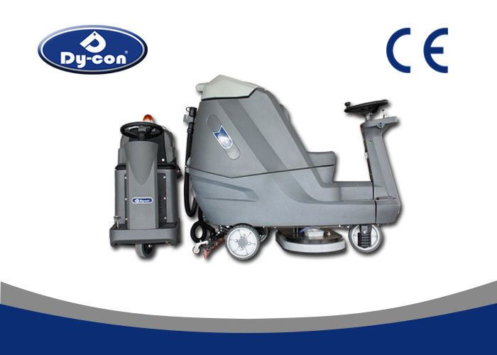Blue Color Reconditioned Ride On Floor Scrubbers Machine , Wet Floor Cleaning Machines