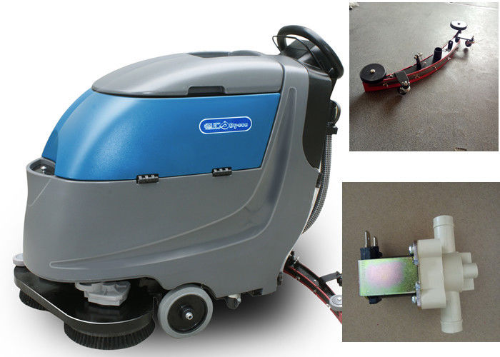 180W Brush Motor Walk Behind Floor Scrubber , Portable Floor Cleaning Machine