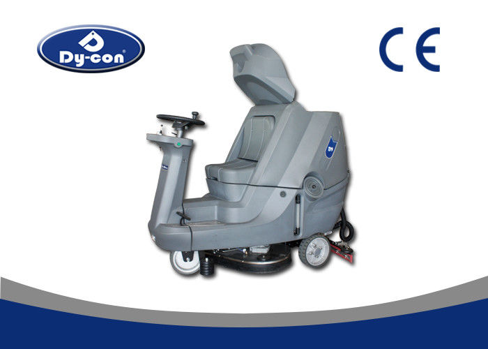 Warehouse Durable Ride On Floor Cleaning Machines Energy Saving 24V