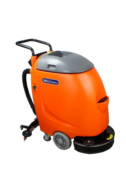 Walk Behind Floor Scrubber Dryer Machine For Epoxy Resin Floor , Cement