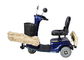Hard Floor Dust Cart Scooter With Electric Vehicle Driving Operation