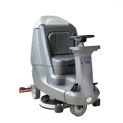 Big Tank Industrial Hard Floor Washing Machine Ametek Motor Dual Brush