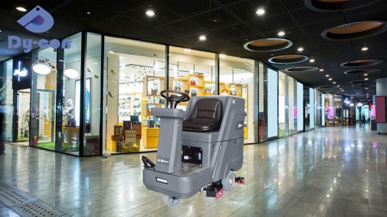 Mall Cleaning Made Easy - D8Pro Ride-On Floor Scrubber Dryer