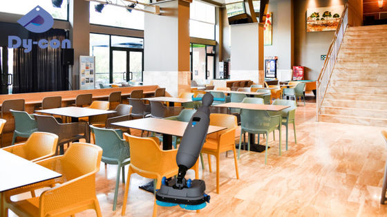 Restaurant Floor Scrubber – Quiet, Powerful & Space-Saving
