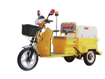 48V Yellow Electric Garbage Vehicle For Narrow Streets Transporting